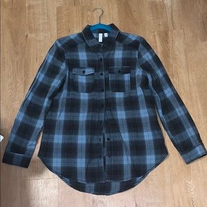 Blue and Black Flannel